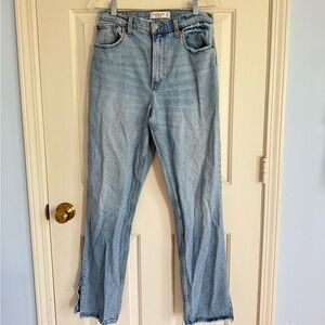 Abercrombie curve straight jeans